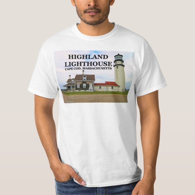 Highland Lighthouse, Massachusetts T - Shirt (Vorderseite)