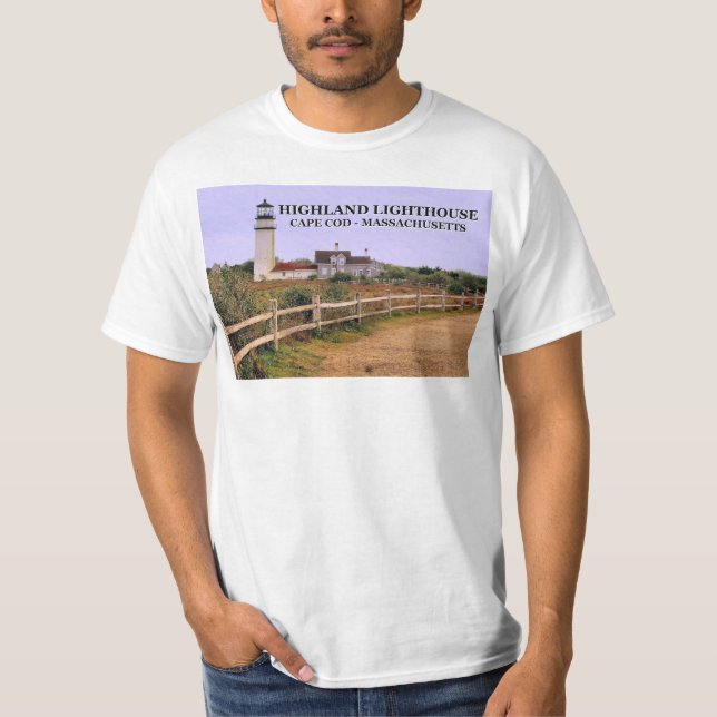 Highland Lighthouse, Massachusetts T - Shirt (Vorderseite)