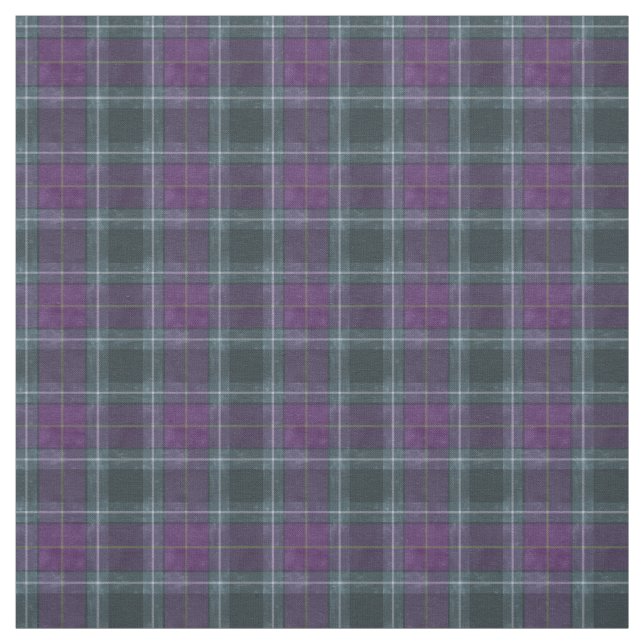 Highland Lila Grün Twilight Plaid Stoff (Muster)