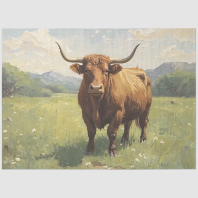 Highland Magesty Seidenpapier (Vorderseite)