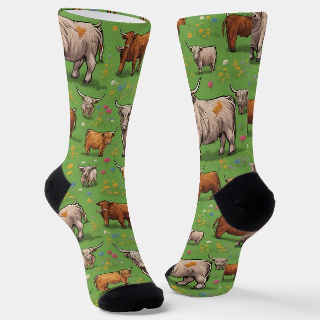 Highland ow S Socken (Gewinkelt)