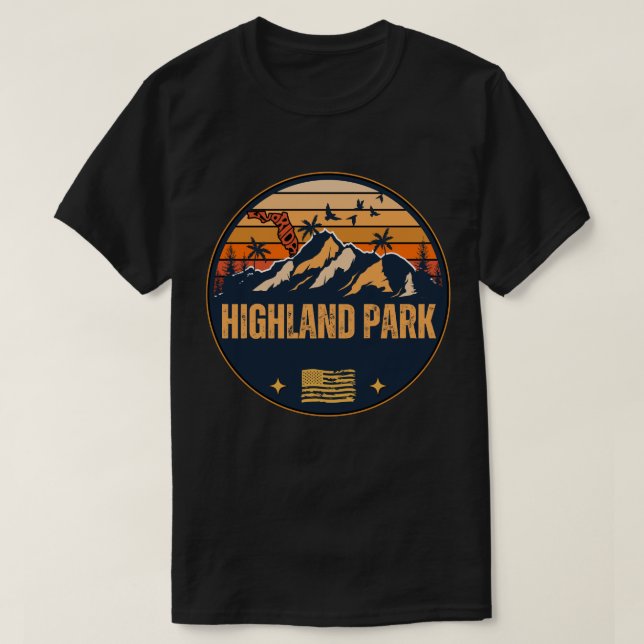 Highland Park, Florida T-Shirt (Design vorne)