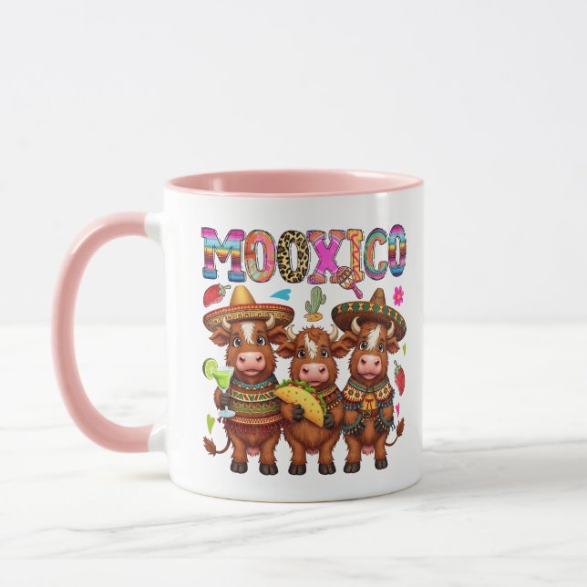 Highland-Rind Mooxico Cinco De Mayo Tasse (Links)