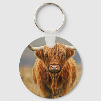 Highland-Rind Schlüsselanhänger