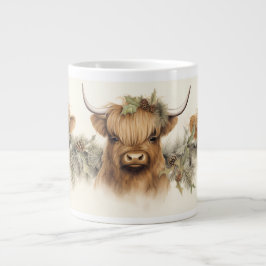 Highland Scottish Cows Jumbo-Tasse