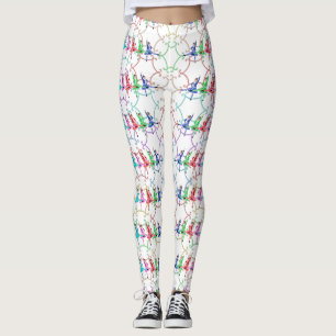 Highland-Tanz Mehrfarben-Leggings Leggings