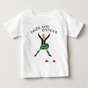 Highland Tänzer Ghillie Callum Schwert-Tanz Baby T-shirt