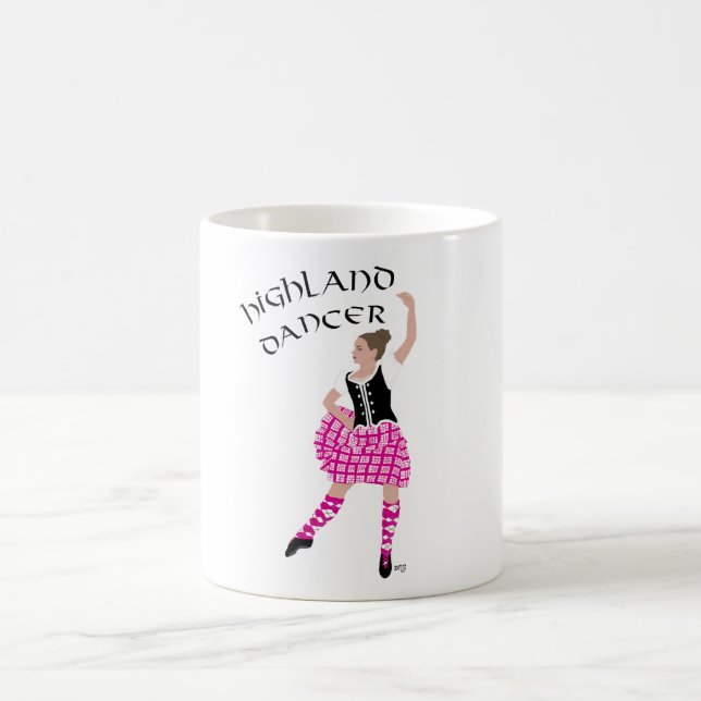 Highland Tänzerin Rosa Tasse (Mittel)