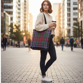 Highland-Tartan - Rustikales Rot-Grün-Karo