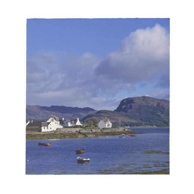 Highland, Wester Ross, Plockton. Notizblock (Vorderseite)