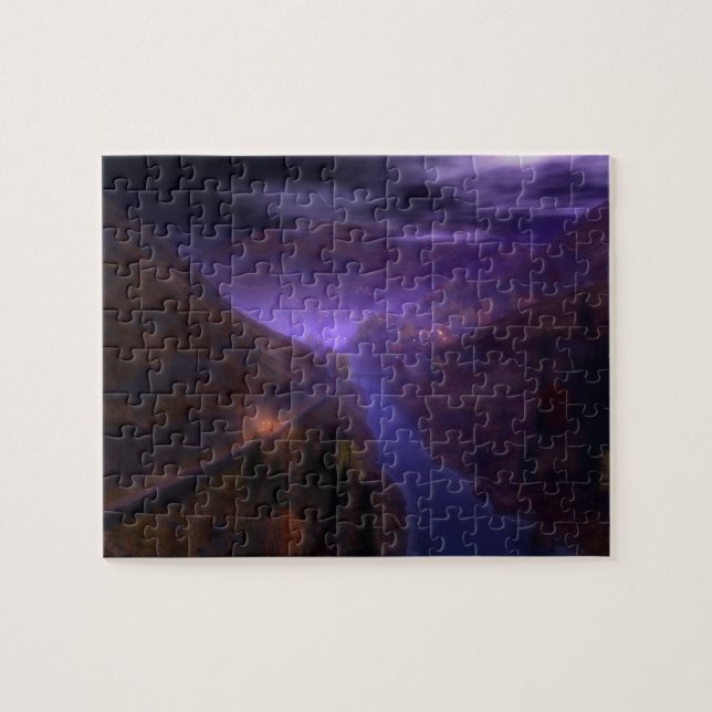 Highland Zuhause Lights Puzzle (Horizontal)