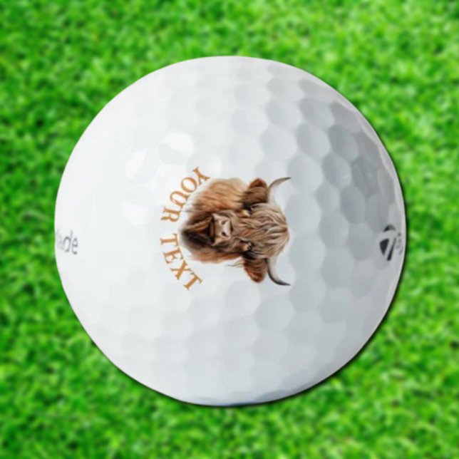 HIGHLANDER-Design anpassen Golfball (Von Creator hochgeladen)