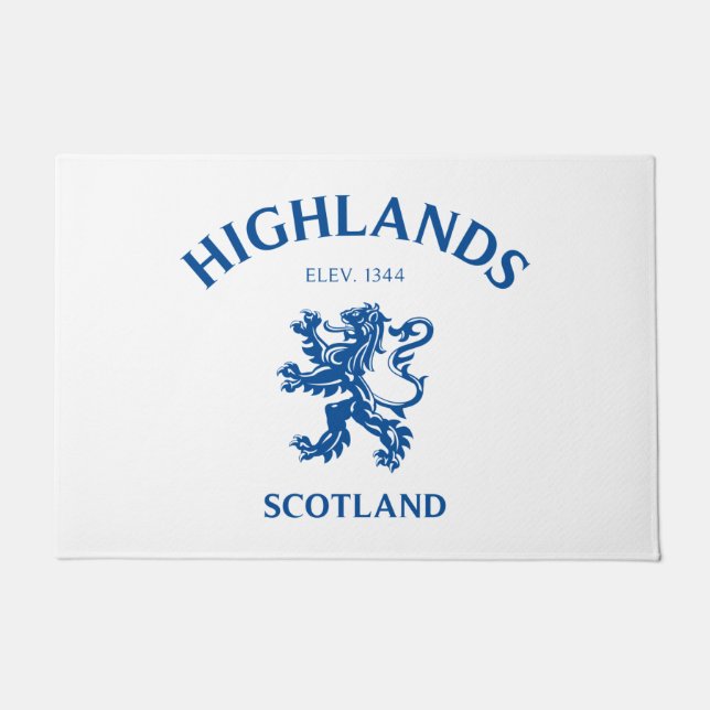 HIGHLANDS FUßMATTE (Vorderseite)