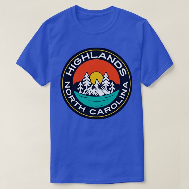 Highlands North olina T-Shirt (Design vorne)