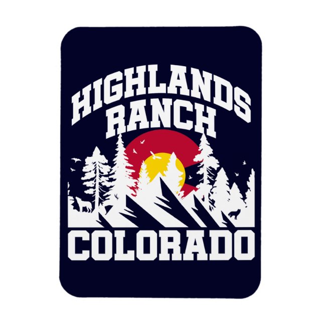 Highlands Ranch, Colorado Magnet (Vertikal)