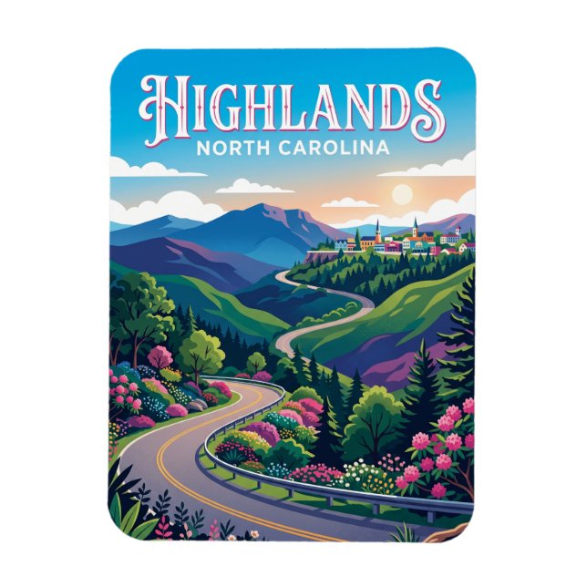 Highlands USA Magnet (Vertikal)