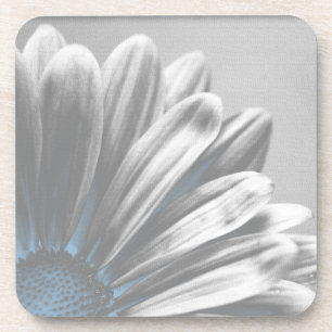 Highlights von Light Blue Floral Untersetzer