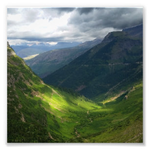 Highline Trail Glacier Nationalpark Montana Fotodruck