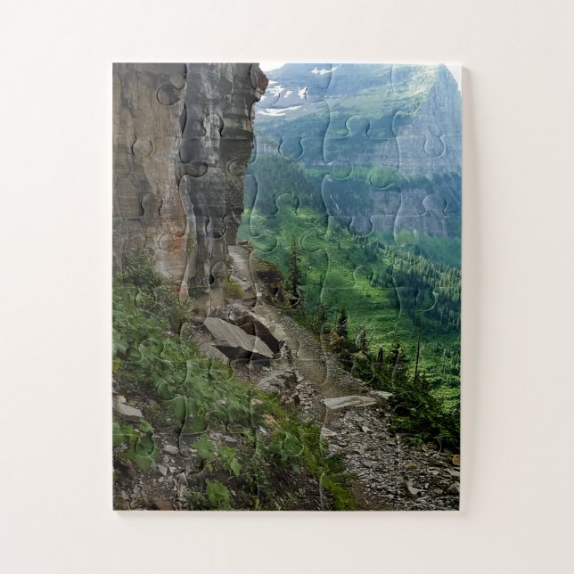 Highline Trail Glacier Nationalpark Montana Puzzle (Vertikal)