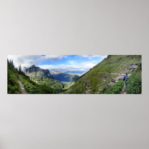 Highline Trail - Glacier Nationalpark Poster