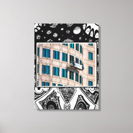 Highrise Window Washer Leinwanddruck