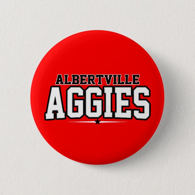 Highschool Albertvilles; Aggies Button (Vorderseite)