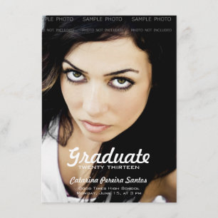 Highschool Foto-Abschluss-Mitteilungen 2013 Ankündigung