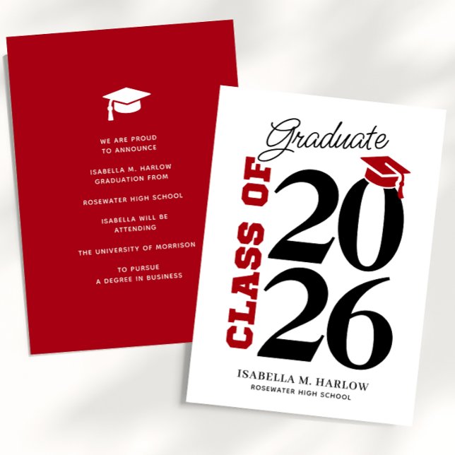 Highschool Graduation Ankündigung (Von Creator hochgeladen)