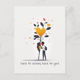 Highschool Liebhaber Postkarte