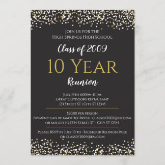 Highschool Wiedersehen-Einladung Einladung