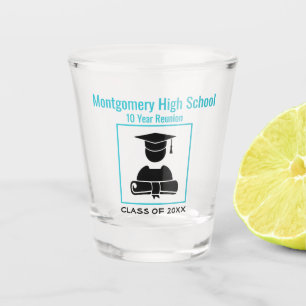 Highschool Wiedersehen-kundenspezifisches Schnapsglas