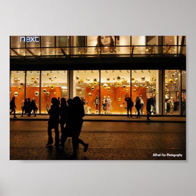 Highstreet Silhouetten Poster (Vorne)