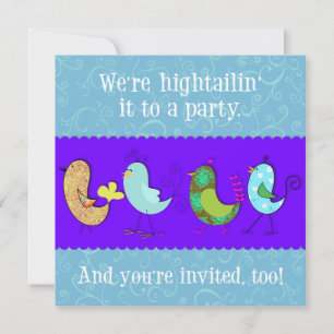 Hightailin' IT-Einladungsvorlage Version 1 Einladung