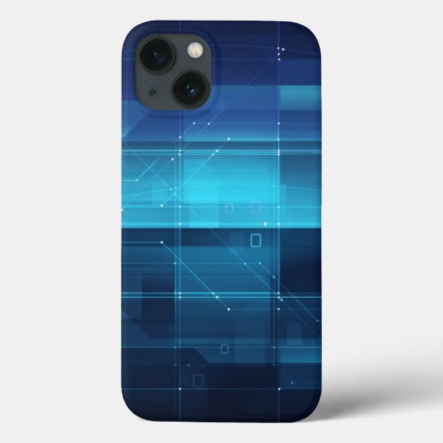 Hightech- digitaler Hintergrund Case-Mate iPhone Hülle (Rückseite)