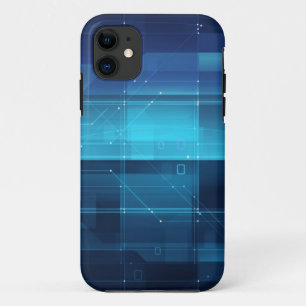 Hightech- digitaler Hintergrund iPhone 11 Hülle