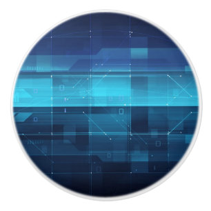 Hightech- digitaler Hintergrund Keramikknauf