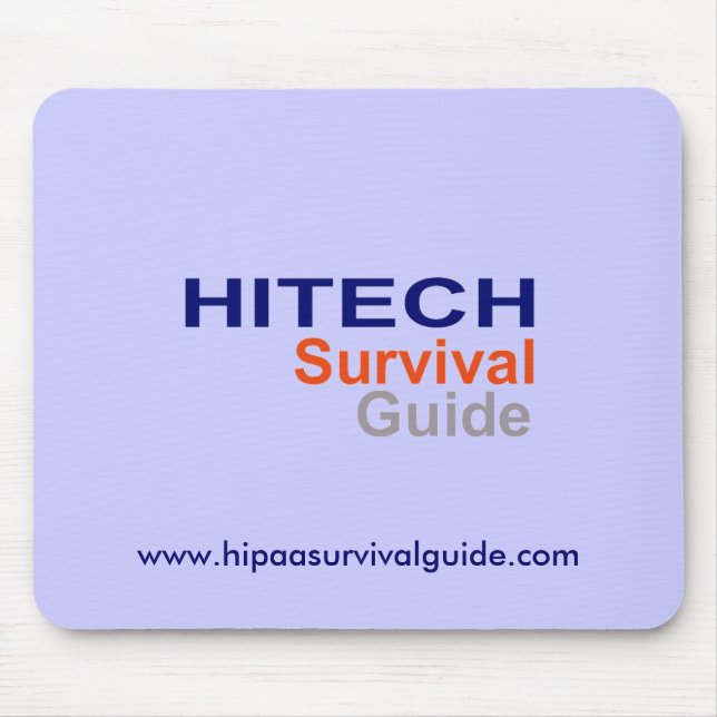 HIGHTECH Überlebens-Führer Mousepad (Vorne)