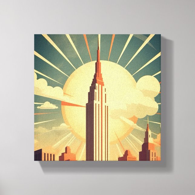 Hightower Sunrise Leinwanddruck (Vorderseite)