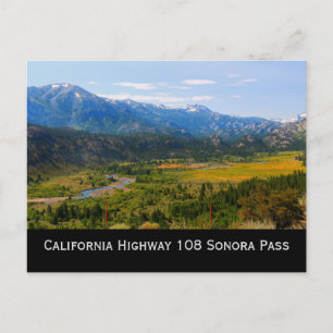 Highway 108 Sonora Pass Postkarte