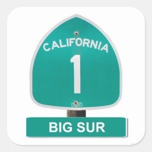 Highway 1 California Big Sur Stickers
