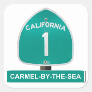 Highway 1 California Carmel by Sea Stickers