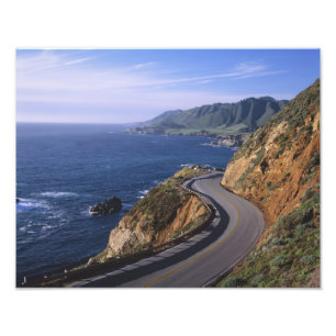 Highway 1 entlang der kalifornischen Küste nahe Fotodruck