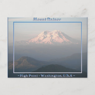 HIGPOINT Mount Rainier Washington Postkarte