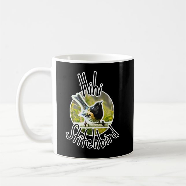 Hihi stitchbird - vom Aussterben bedrohter Nz Hihi Kaffeetasse (Links)