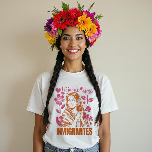 Hija De Inmigrantes Tochter von Immigranten T-Shirt