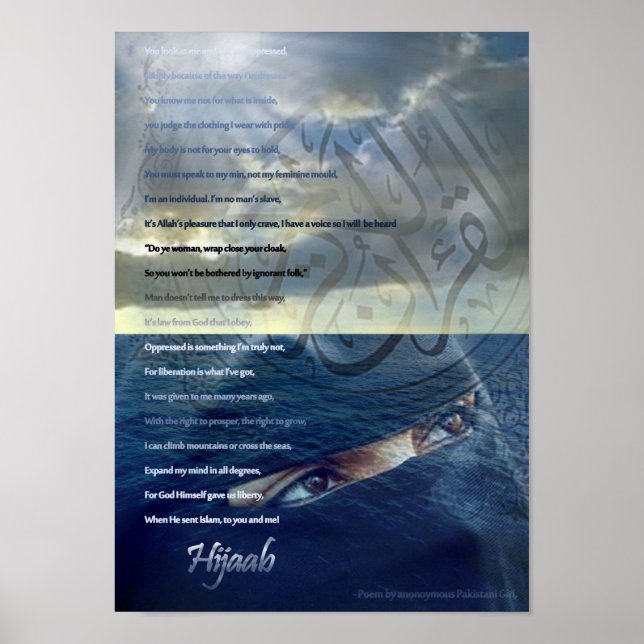 Hijaab Poster (Vorne)
