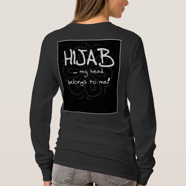 Hijab - my head belongs to me T-Shirt (Rückseite)