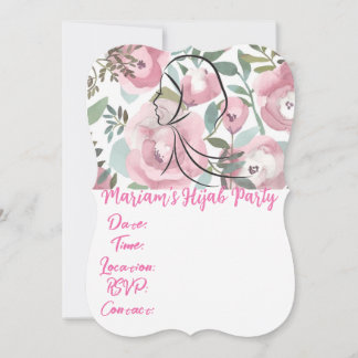 Hijab-Party Einladung