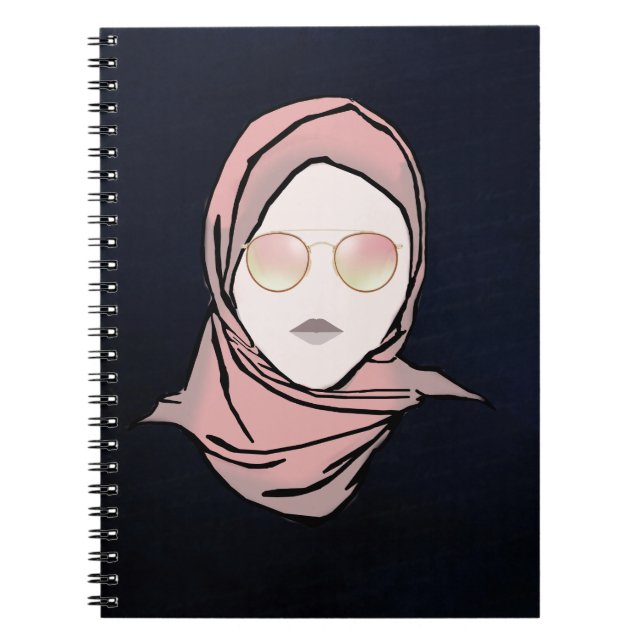 Hijab Pride | Hijabi-Illustration Notizblock (Vorderseite)