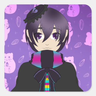 Hikaru Ohayashi Quadratischer Aufkleber